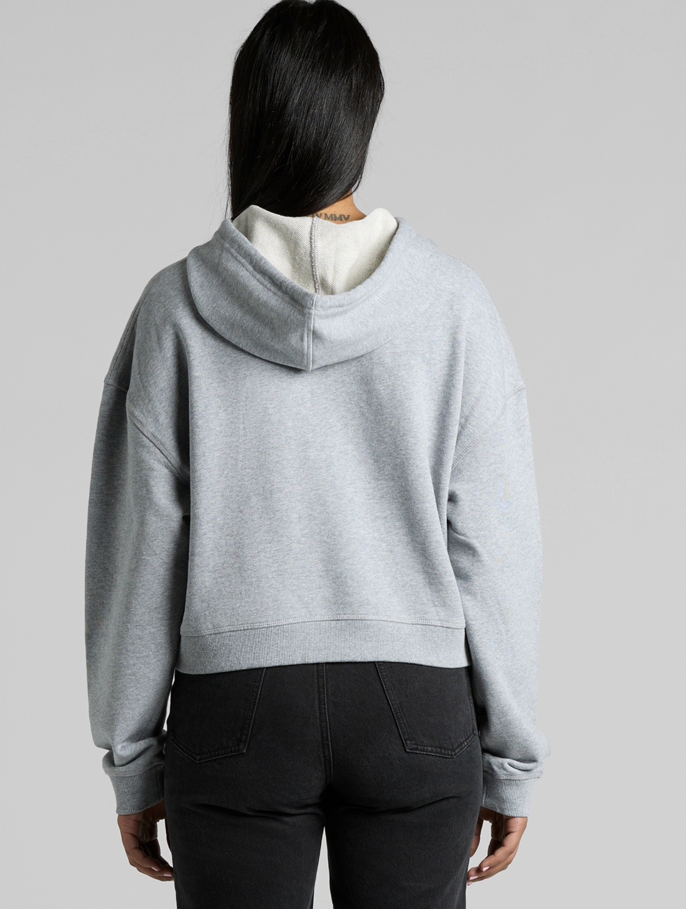 Women's Plain Crop Hoodie